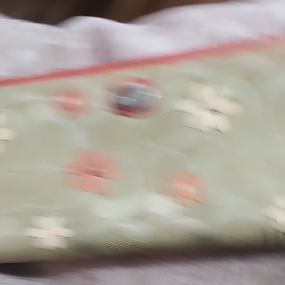 Coach Floral Beige and Pink Women's Wallet - Picture 3 of 11